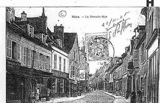 Ville de SENS Carte postale ancienne