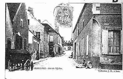 Ville de SERGINES Carte postale ancienne