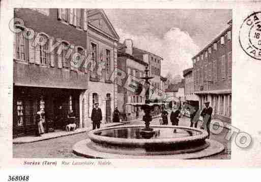 Ville de SOREZE Carte postale ancienne