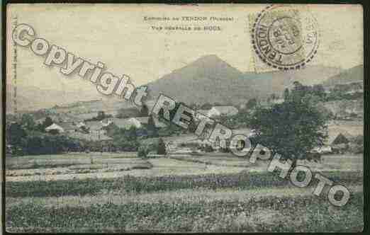 Ville de TENDON Carte postale ancienne