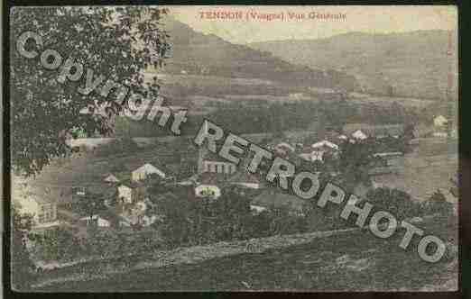 Ville de TENDON Carte postale ancienne