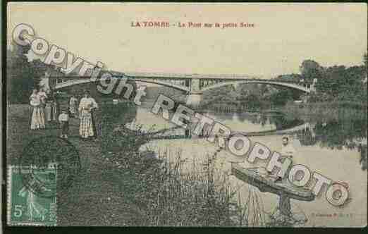 Ville de TOMBE(LA) Carte postale ancienne