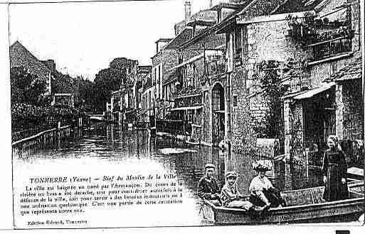 Ville de TONNERRE Carte postale ancienne