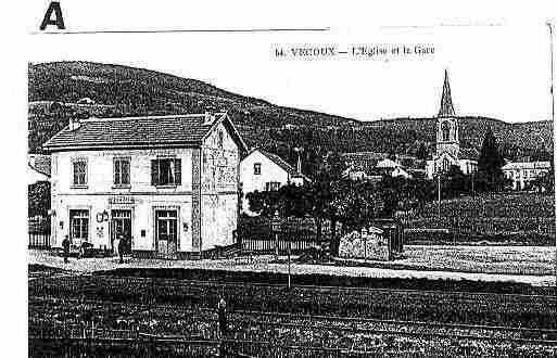 Ville de VECOUX Carte postale ancienne