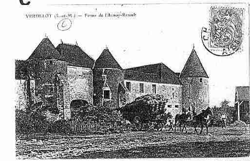 Ville de VERDELOT Carte postale ancienne