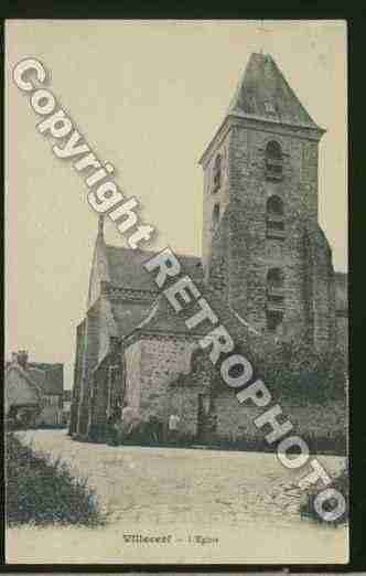 Ville de VILLECERF Carte postale ancienne