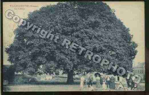 Ville de VILLECHETIVE Carte postale ancienne