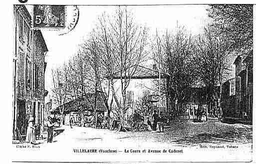 Ville de VILLELAURE Carte postale ancienne