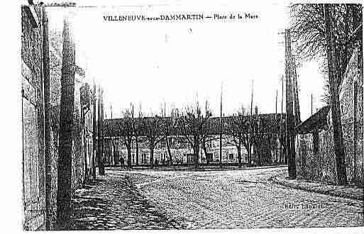 Ville de VILLENEUVESOUSDAMMARTIN Carte postale ancienne