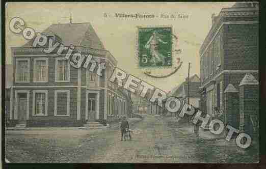 Ville de VILLERSFAUCON Carte postale ancienne