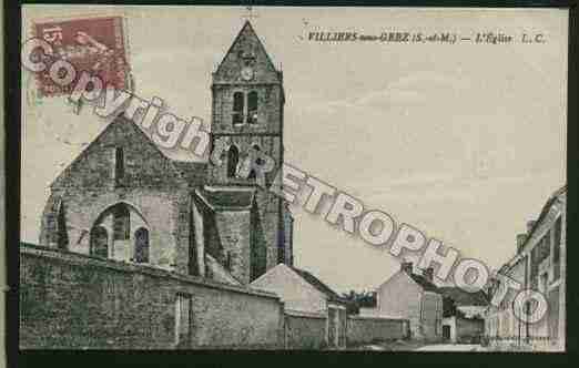 Ville de VILLIERSSOUSGREZ Carte postale ancienne