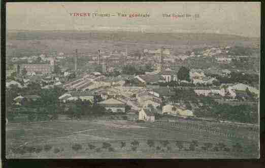 Ville de VINCEY Carte postale ancienne