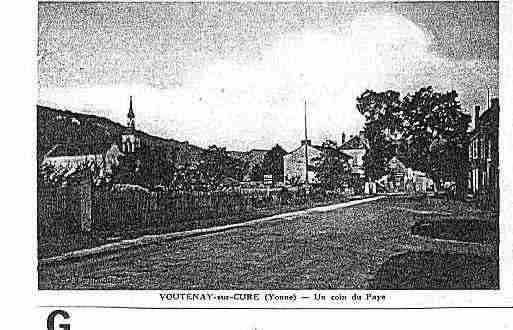 Ville de VOUTENAYSURCURE Carte postale ancienne