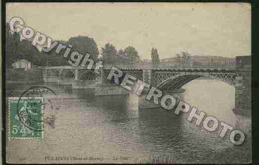 Ville de VULAINESSURSEINE Carte postale ancienne