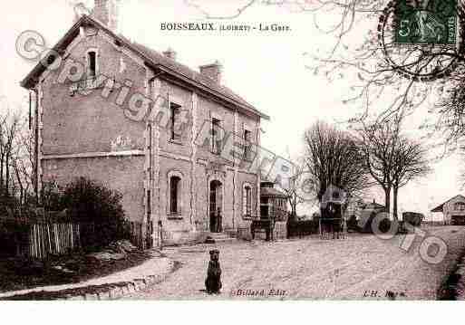 Ville de BOISSEAUX, carte postale ancienne