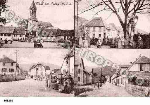 Ville de BUHL, carte postale ancienne