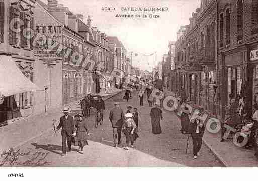 Ville de CAYEUXSURMER, carte postale ancienne
