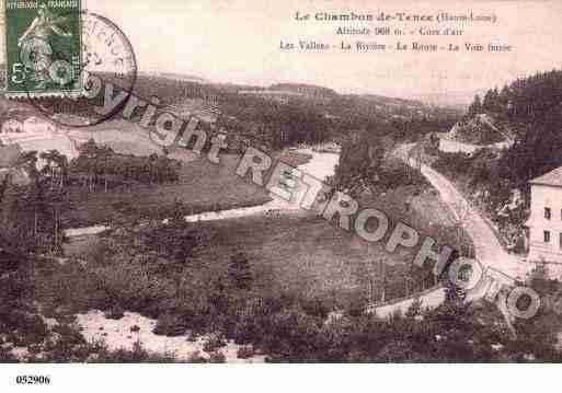 Ville de CHAMBONSURLIGNON(LE), carte postale ancienne