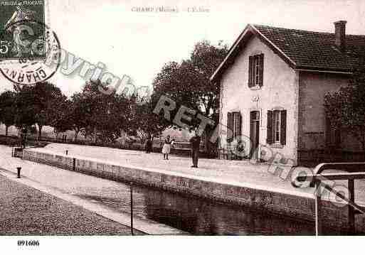 Ville de CHAMPNEUVILLE, carte postale ancienne