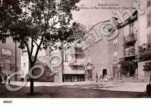 Ville de ENTREVAUX, carte postale ancienne