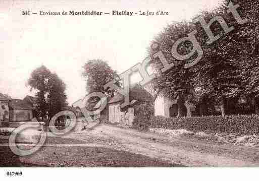 Ville de ETELFAY, carte postale ancienne