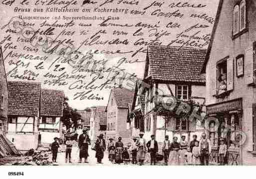 Ville de KUTTOLSHEIM, carte postale ancienne