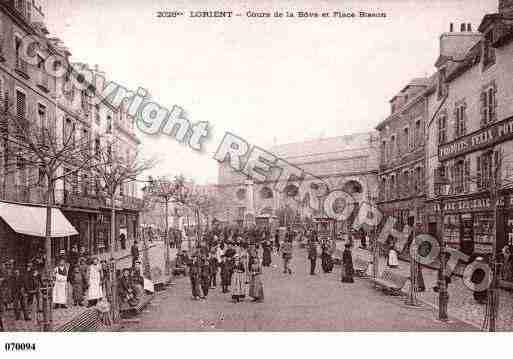 Ville de LORIENT, carte postale ancienne