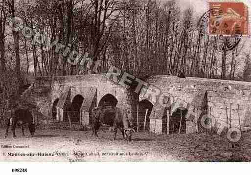 Ville de MAUVESSURHUISNE, carte postale ancienne