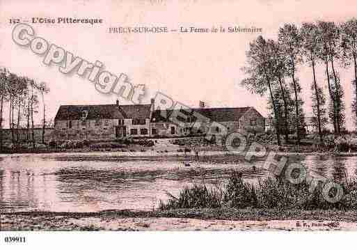 Ville de PRECYSUROISE, carte postale ancienne