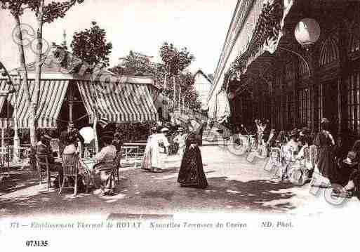 Ville de ROYAT, carte postale ancienne