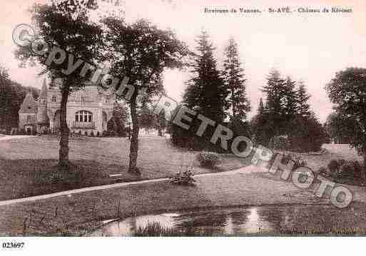 Ville de SAINTAVE, carte postale ancienne