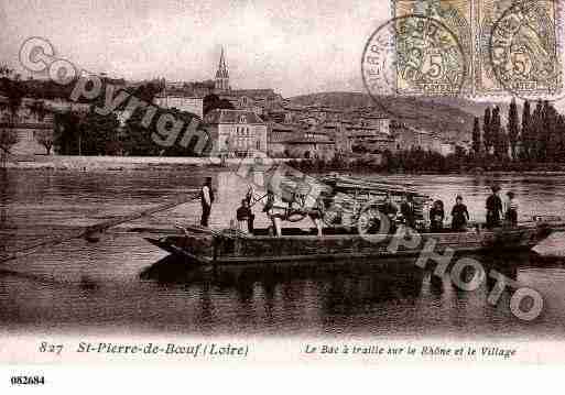 Ville de SAINTPIERREDEBOEUF, carte postale ancienne