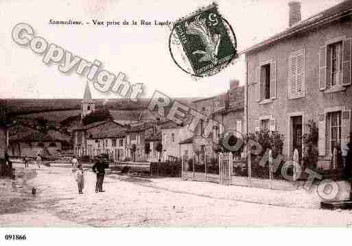 Ville de SOMMEDIEUE, carte postale ancienne