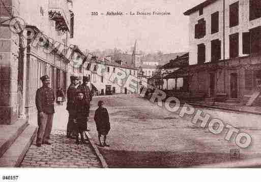 Ville de BEHOBIE, carte postale ancienne