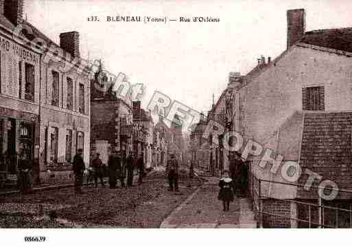Ville de BLENEAU, carte postale ancienne