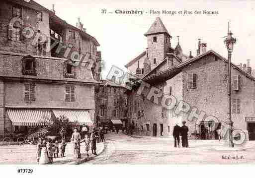 Ville de CHAMBERY, carte postale ancienne