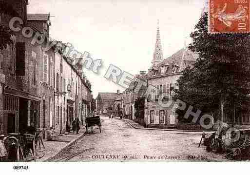 Ville de COUTERNE, carte postale ancienne