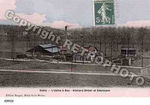 Ville de ESBLY, carte postale ancienne