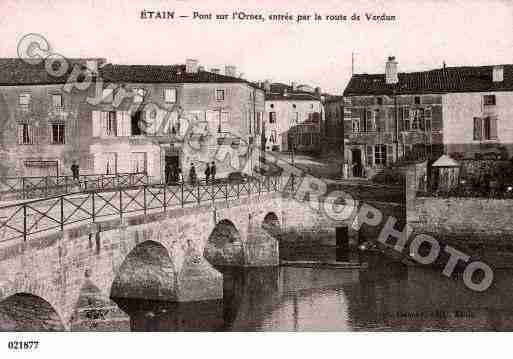 Ville de ETAIN, carte postale ancienne