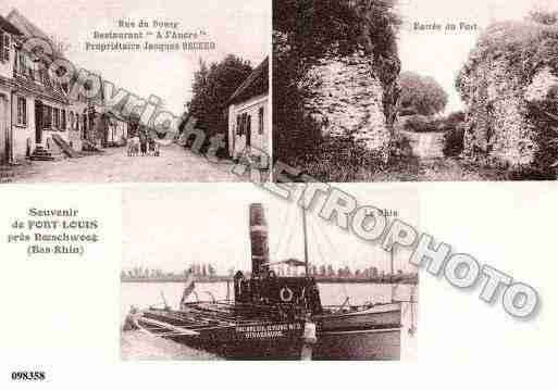 Ville de FORTLOUIS, carte postale ancienne