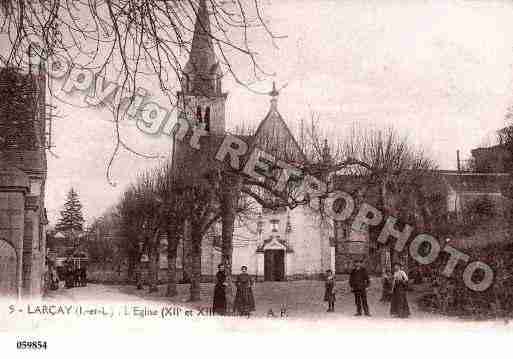 Ville de LARCAY, carte postale ancienne