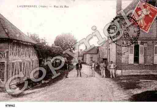 Ville de LAUBRESSEL, carte postale ancienne