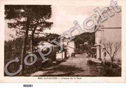 Ville de LAVANDOU(LE), carte postale ancienne