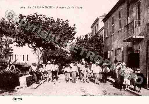 Ville de LAVANDOU(LE), carte postale ancienne