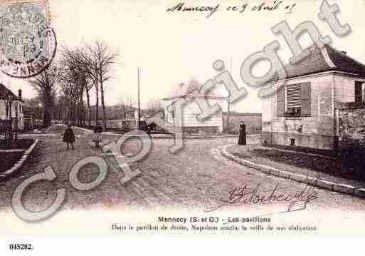 Ville de MENNECY, carte postale ancienne