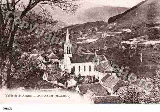 Ville de MITZACH, carte postale ancienne