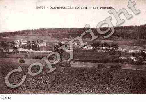 Ville de OYEETPALLET, carte postale ancienne