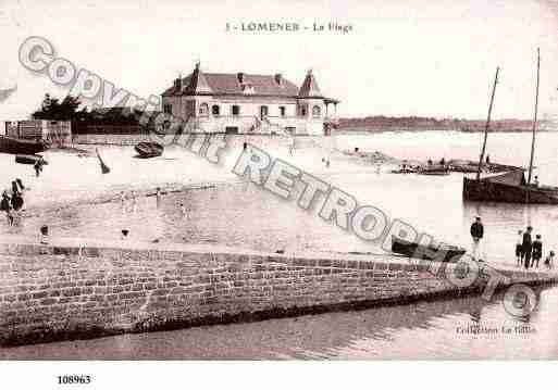 Ville de PLOEMEUR, carte postale ancienne