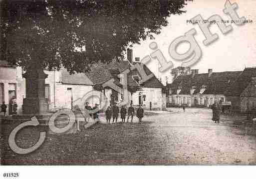 Ville de PRECY, carte postale ancienne