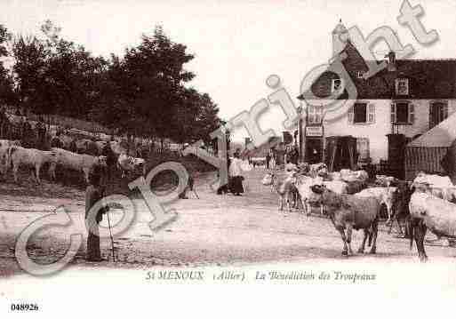 Ville de SAINTMENOUX, carte postale ancienne